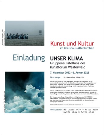 Kunst und Kultur im Kreishaus Altenkirchen - Unser Klima